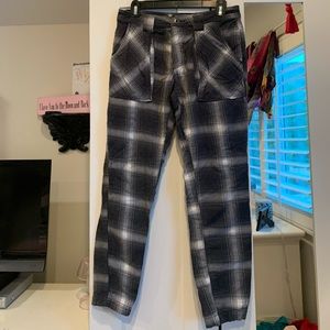 free people plaid pants